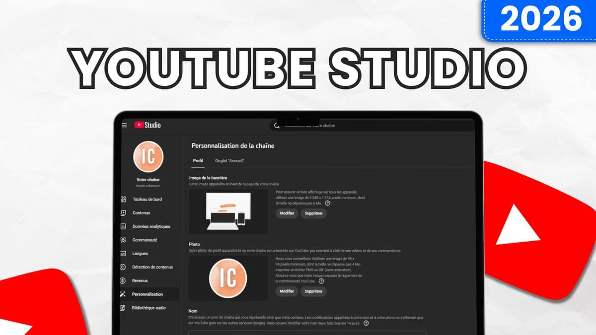 YouTube Studio 2026: complete guide from dashboard to audio library